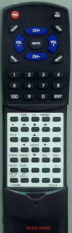 TECHNICS RTEUR646489 Replacement Remote