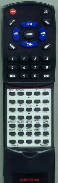 PANASONIC RTEUR646529 Replacement Remote