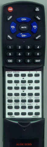 PANASONIC RTEUR646529 Replacement Remote