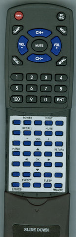 PANASONIC RTEUR646539 Replacement Remote