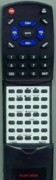 PANASONIC RTEUR646550 Replacement Remote