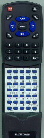 PANASONIC RTEUR64724 Replacement Remote