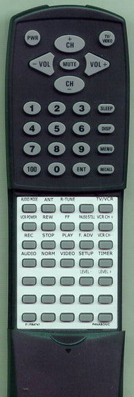 PANASONIC RTEUR64741 Replacement Remote