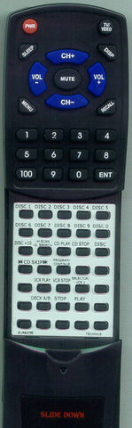 PANASONIC RXDT70 Replacement Remote