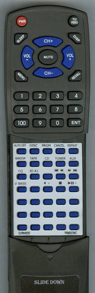 PANASONIC SCAK18 SILVER Replacement Remote