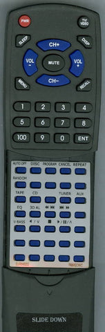 PANASONIC SCAK18 BLACK Replacement Remote