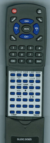 PANASONIC EUR648251 Replacement Remote