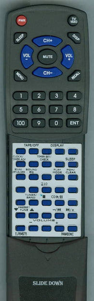 PANASONIC RXD27 Replacement Remote
