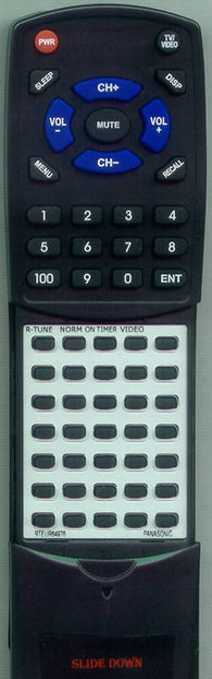 PANASONIC RTEUR64976 Replacement Remote