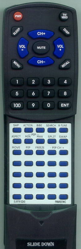 PANASONIC CT36G22UV Replacement Remote Control - Thumbnail 3