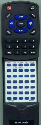 PANASONIC RTEUR7613ZF0 Replacement Remote