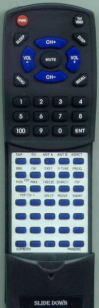 PANASONIC TH42PX25UP Replacement Remote