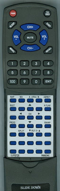 PANASONIC EUR7627Z30 Replacement Remote
