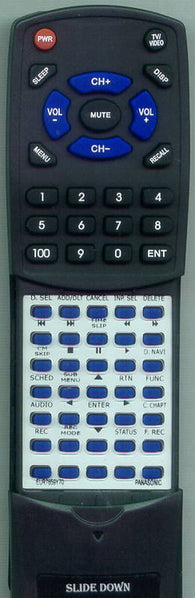 PANASONIC DMRES36V Replacement Remote