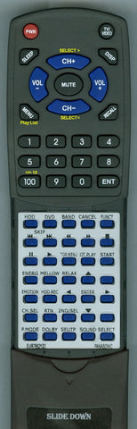 PANASONICINSERT EUR7662YZ0 Replacement Remote