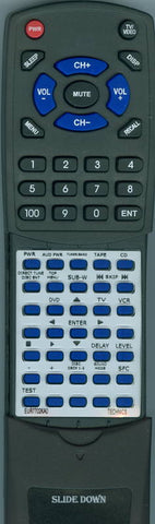 TECHNICS XADX940 Replacement Remote