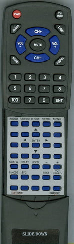 PANASONIC SAHE9 Replacement Remote