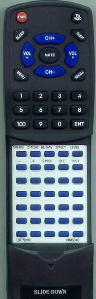 PANASONIC SAHE75 Replacement Remote