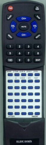 PANASONIC RTEUR7702KK0 Replacement Remote