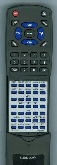 PANASONIC EUR7710010 Replacement Remote