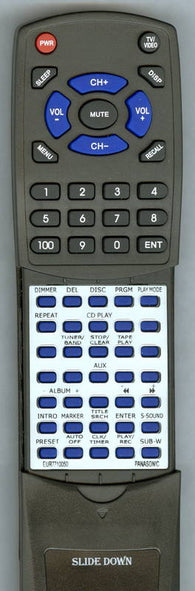 PANASONIC EUR7710050 Replacement Remote