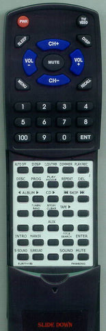 PANASONIC SCPM28 Replacement Remote