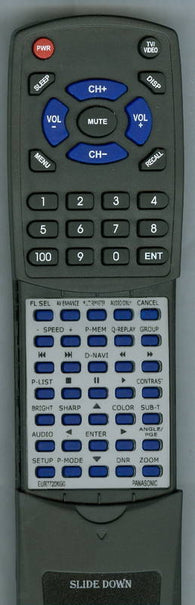PANASONIC RTEUR7720KG0 Replacement Remote