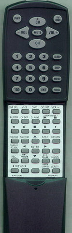 PANASONIC RTEUR7720LB0 Replacement Remote