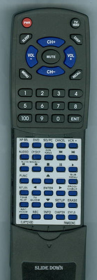 PANASONIC DMRE65S Replacement Remote