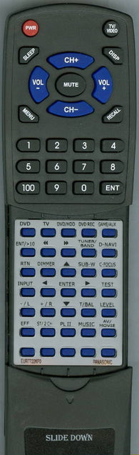 PANASONIC SCHT07 Replacement Remote