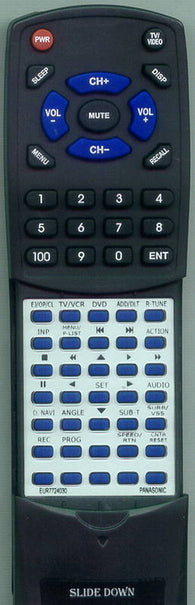 PANASONIC PVDF275 Replacement Remote