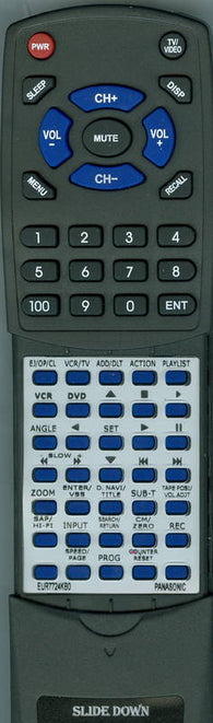 PANASONIC PVD4754 Replacement Remote