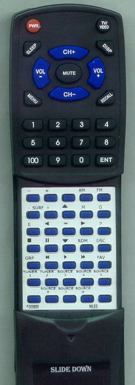 NILES ZR8630 Replacement Remote