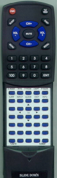 ELEMENT FLX3211B Replacement Remote