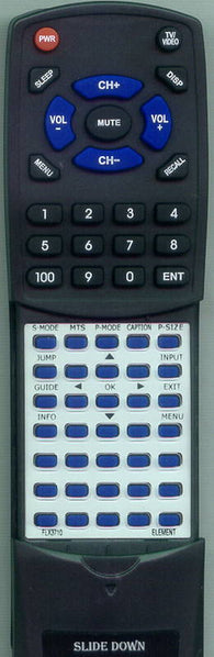 ELEMENT FLX3710 Replacement Remote