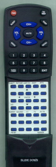 AUDIOVOX RTFPE1507 Replacement Remote