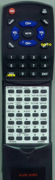 AUDIOVOXINSERT FPE1508DV Replacement Remote