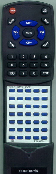AL RTFX6021 Replacement Remote