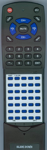 SANYO RTFXRE Replacement Remote