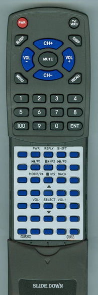 GRACEDIGITAL GDIIR2000 Replacement Remote