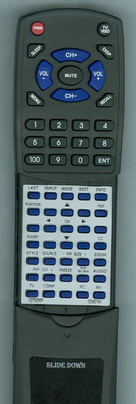 GEMSTAR RTGDT56DRP Replacement Remote