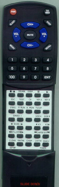 PIONEER GGF1067 Replacement Remote