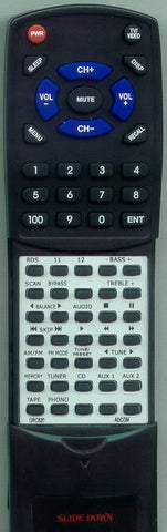 ADCOM GTP502 Replacement Remote