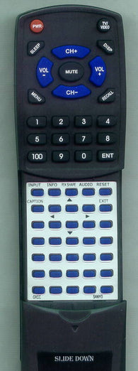 SANYO RTGXCC Replacement Remote