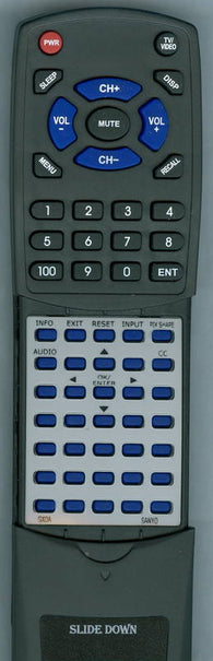 SANYO RTGXDA Replacement Remote