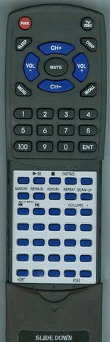 KOSS HG857 Replacement Remote