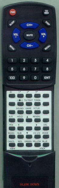 HITACHI RTHL00141 Replacement Remote