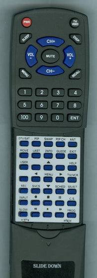 HITACHI RTHL00714 Replacement Remote