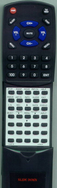 HITACHI RTHL00715 Replacement Remote
