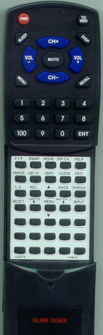 HITACHI RTHL00715 Replacement Remote